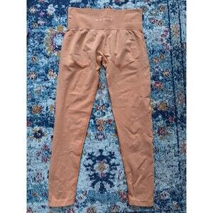 NVGTN Orange Curve Seamless Leggings Women’s‎ Size Large Athleisure Sports